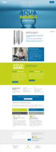 Coporate Identity und Webshop für AQUA NATURALIS FILTERTECHNIK